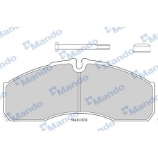 MBF015993 MANDO Комплект гальмівних колодок дисковий гальм