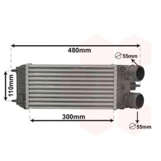 40014702 VAN WEZEL Интеркулер