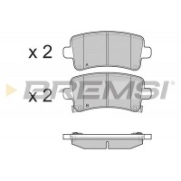 BP3379 BREMSI Комплект гальмівних колодок дисковий гальм