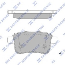 SP4158 Hi-Q Комплект гальмівних колодок дисковий гальм