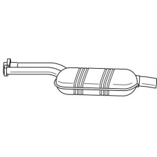 35449 SIGAM Середній глушник вихлопних газів