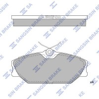 SP1483A Hi-Q КомплеК т гальмівних колодок, дискове гальмо