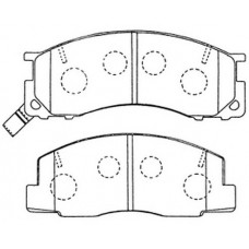 FP0500 FIT Комплект гальмівних колодок дисковий гальм