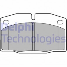 LP415 DELPHI Комплект гальмівних колодок дисковий гальм