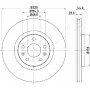 DI-0702 JAPANPARTS Гальмівний диск