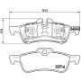 P 06 032 BREMBO Комплект гальмівних колодок дисковий гальм