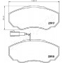 PA-0222AF JAPANPARTS КомплеК т гальмівних колодок, дискове гальмо