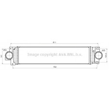FD4703 AVA QUALITY COOLING Интеркулер