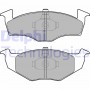 LP1591 DELPHI Комплект гальмівних колодок дисковий гальм