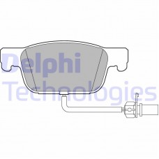 LP3219 DELPHI Комплект гальмівних колодок дисковий гальм