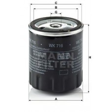 WK 716 MANN-FILTER Паливний фільтр