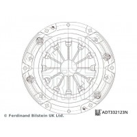 ADT332123N BLUE PRINT Нажимной Диск зчеплення