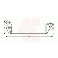 43004390 VAN WEZEL Интеркулер