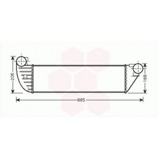 43004390 VAN WEZEL Интеркулер