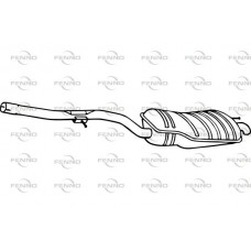 P1576 FENNO Глушник вихлопних газів кінцевий