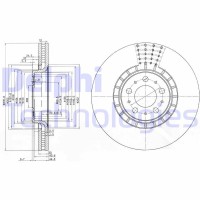 BG9783C DELPHI Гальмівний диск