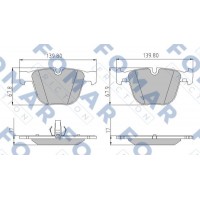 FO 920881 FOMAR Friction Комплект гальмівних колодок дисковий гальм