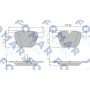 FO 920881 FOMAR Friction Комплект гальмівних колодок дисковий гальм