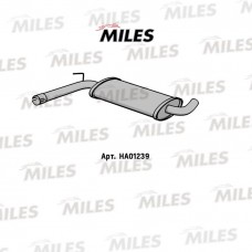 HA01239 MILES Середній глушник вихлопних газів