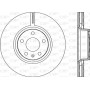 BDR2269.20 OPEN PARTS Гальмівний диск