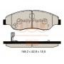 704-21021 IAP QUALITY PARTS Комплект гальмівних колодок дисковий гальм