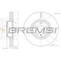 CD7277V BREMSI Гальмівний диск