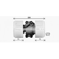 BW8614 AVA QUALITY COOLING Вентилятор салону