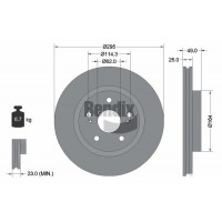 BDS1372 BENDIX Braking Гальмівний диск