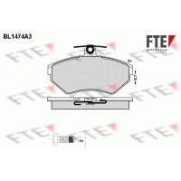 BL1474A3 FTE Комплект гальмівних колодок дисковий гальм