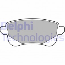 LP3140 DELPHI Комплект гальмівних колодок дисковий гальм