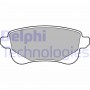 LP3140 DELPHI Комплект гальмівних колодок дисковий гальм