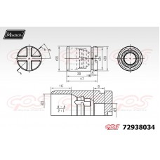 72938034 MAXTECH Поршень корпус скоби гальма