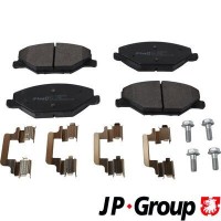 1163609910 JP GROUP Комплект гальмівних колодок дисковий гальм