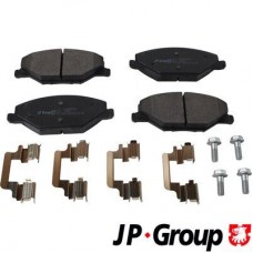 1163609910 JP GROUP Комплект гальмівних колодок дисковий гальм