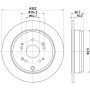 ND8020K NISSHINBO Гальмівний диск
