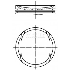 028 PI 00120 000 MAHLE Поршень