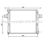 JEA2064 AVA QUALITY COOLING Радіатор охолодження двигуна