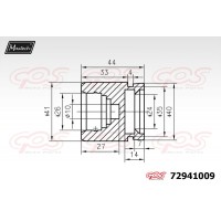 72941009 MAXTECH Поршень корпус скоби гальма