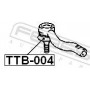 TTB-004 FEBEST Ремкомплект, Наконечник поперечної кермової тяги