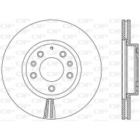 BDR2491.20 OPEN PARTS Гальмівний диск