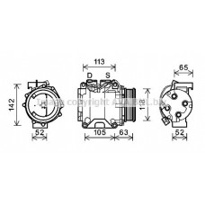HDAK238 AVA QUALITY COOLING Компресор кондиціонера
