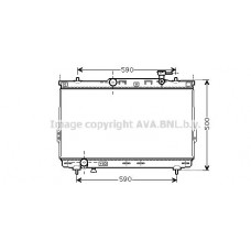 HYA2109 AVA QUALITY COOLING Радіатор охолодження двигуна