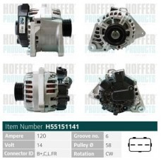 H55151141 HOFFER Генератор