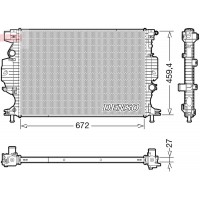 DRM10120 DENSO Радіатор охолодження двигуна