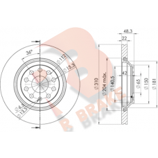 78RBD24082 R BRAKE Гальмівний диск