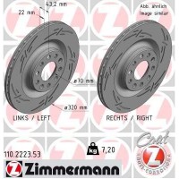 110.2223.53 ZIMMERMANN Гальмівний диск