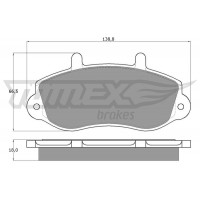 TX 13-01 TOMEX Brakes Комплект гальмівних колодок дисковий гальм