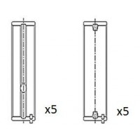 BM1034-025 FAI AutoParts Підшипник колінвала