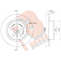 78RBD20045 R BRAKE Гальмівний диск
