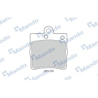 MBF015140 MANDO Комплект гальмівних колодок дисковий гальм